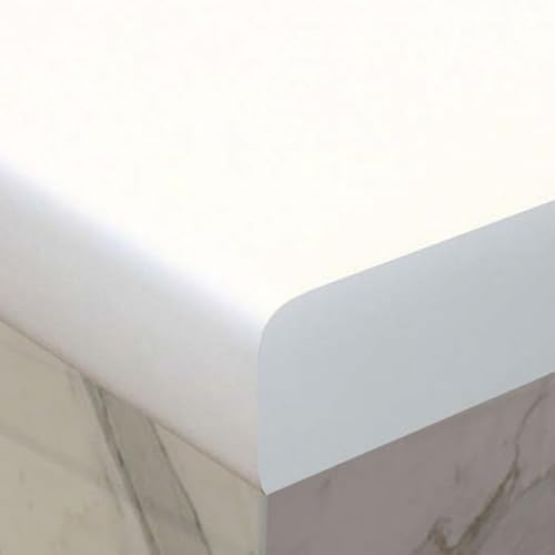 Image of Antique White Laminated Kitchen Worktop 3m x 600mm x 38mm, Waterproof Easy to Instal Oak Laminated Countertops