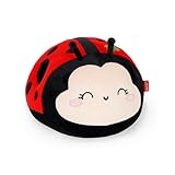 Legami - Soft Kissen Ladybug-Motiv, Offnung zum Wärmen der Hände, weich, Geschenkidee, L 25 x H 26 x B 33 cm