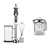 Kenwood HDP302WH Frullatore ad Immersione Triblade, Mixer, 800 W, 0.75 Litri, Plastica, Bianco & JE290 Spremiagrumi, 40 W, 1 Liter, plastica, Bianco