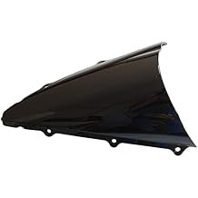 Windscreen Black Motorcycle Double Bubble Windshield for Yamaha YZF1000 R1 02 03 YZF-1000 R1 2002 2003 ABS Plastic Windshield Fairings Windscreen Black