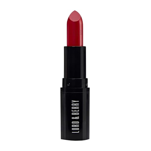 Image of Lord & Berry Absolute Lipstick – High-Pigment Full-Coverage Lip Colour | Nourishing Satin Finish Formula with Avocado Oil & Jojoba Seed | Anti-Ageing, Hydrating & Moisture-Rich Long-Wear Lipstick (4g)