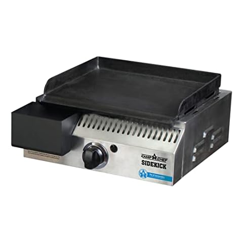 Camp Chef Sidekick Grill Accessory with Flat Top Griddle Cover