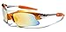 XLoop High Profile Sport Cycling Triathlon Sunglasses (Orange)