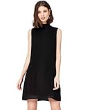 Plissee-Falten find. Damen Plissee Kleid, Schwarz (Black), 38 (Herstellergröße: Medium)