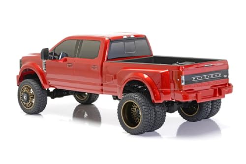 Image of Helidirect CEN Racing 1 /10 RC Crawler - F-450 SD KG1 Wheel Edition 4WD RTR Truck, All-Terrain, Water-Proof for RC Hobbyists, Red Candy Apple