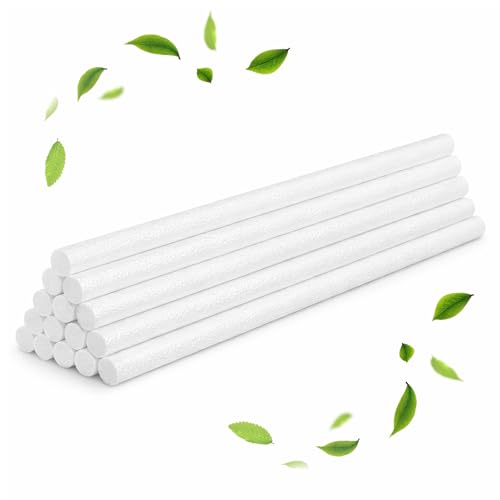Bruislard 24 Pcs Humidifier Sticks Filter Refill, 7.87'' Replacement Cotton Wicks Mini Portable Humidifier Filter Sticks Compatible with Small Air Humidifiers for Office Home Bedroom