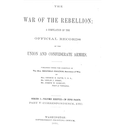 War of the Rebellion:
