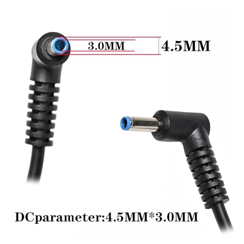 Adaptador de CA 19.5V para teletrabajo y oficina compatible con conector 4.5 * 3.0mm 6