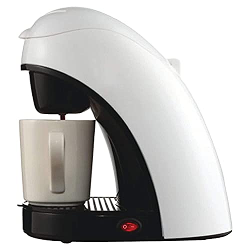 Brentwood TS-112W Coffee Maker with Ceramic Mug,Single Serve,White by Brentwood - Used condition - US$14.79