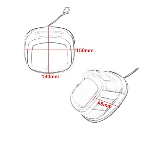 Feu arrière LED moto pour remplacer un éclairage faible - 3