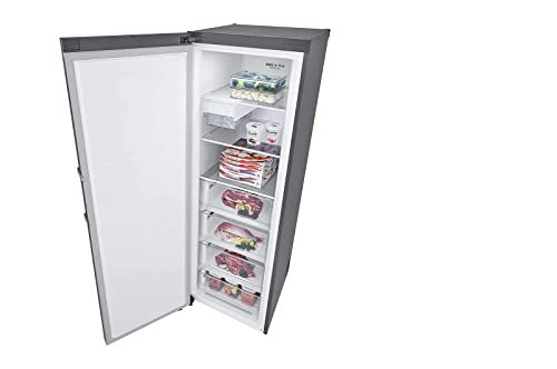 فريزر باب واحد 11.4 قدم مكعب مع تقنية تدفق الهواء المتعدد من LG - رقم الموديل LF131BBSIT