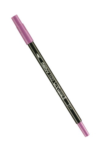 UCHIDA Marvy Extra Fine Tip Le Plume II Double Ender Marker Pen Art Supplies, Pale Violet
