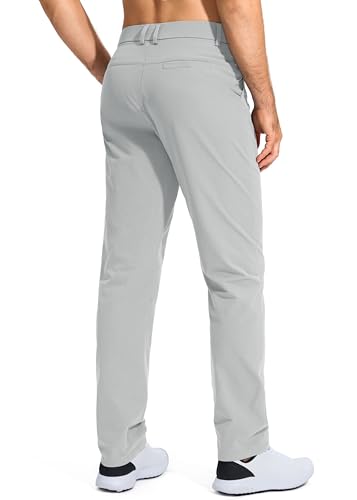 Image of Pudolla Men's Golf Pants Stretch Work Dress Comfy Pants 30 inch /32 inch /34 inch Lightweight Quick Dry Casual Slacks Trousers with Pockets