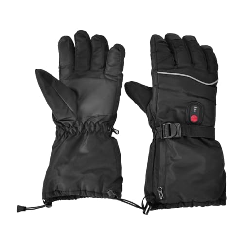 Moufles chauffants pour homme Toddmomy gant électrique ski hiver chinlon noir