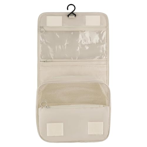 Neceser de viaje - Organizador de maquillaje colgante de gran capacidad, de cosméticos de viaje,para mujer movimiento profesional vacaciones hotel baño gimnasio ducha equipaje ca