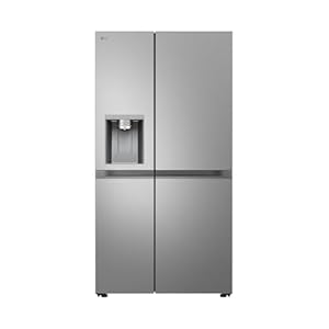 LG GSLE81PYBC Side by Side Kühlschrank | Klasse C | 628 L | Eis- | Crushed Ice- Wasserspender mit UVnano | Total No Frost | Smart Inverter Kompressor, Wi-Fi