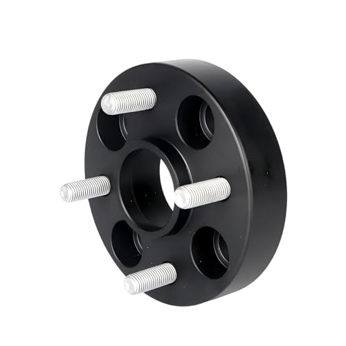 Adaptateur d'entretoise de roue forgé haut de gamme en aluminium noir 4X108