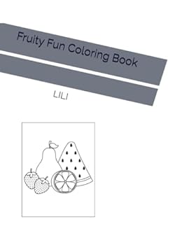 Paperback Fruity Fun Coloring Book