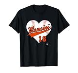 Trey Mancini Baseball Heart Gameday T-Shirt