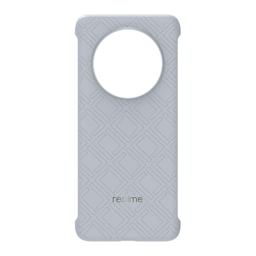 Image of realme 13 Pro Series Glass Edition Back Cover (Grey) | Premium Phone Case 13 Pro & Pro+ 5G | Durable Anti-Scratch Textured Design | Shockproof, Lightweight