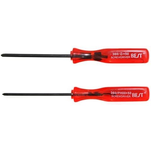 Cross and Trigram Screw Drivers 2-piece Kit for NDS NDSL and Wii Cover