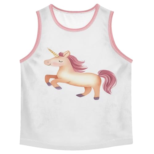 Baby Boys Sleeveless Tank Top Unicorn Toddler Athletic Vest 3-10T