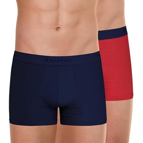 Boxers Eminence Homme Marine/Rouge Cover