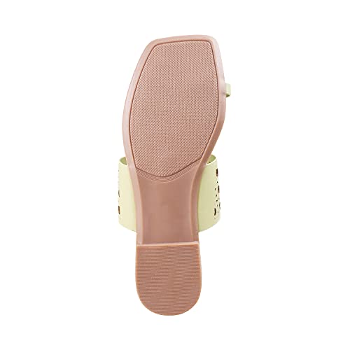 Image of Metro Womens Synthetic Lightgreen Slippers (Size