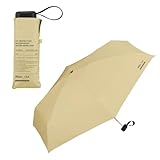 Wpc. IZA 男の晴雨兼用傘【コンパクト】COMPACT ベージュ [遮光率100%・UVカット率100%・UPF50＋・遮熱] 日傘 メンズ イーザ 男性 折りたたみ傘 53cm 小さい おしゃれ シンプル 無地 ZA003-911-102