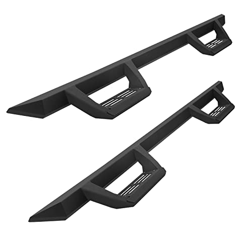 Ridehigh Compatible With 2015-2023 Ford F-150 Supercrew Cab, 2017-2022 Ford F-250 F-350 Superduty Crew Cab Running Boards,Drop Step, Textured Black Steel Side Step,Nerf Bar #TOP8