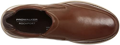 Rockport Prowalker Next Slip-On Saddle Tan Leather 11 M (D) #TOP4
