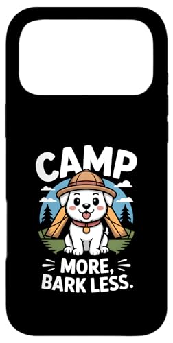Camp More Bark Less Dog �L�����v �A�h�x���`���[ �A�E�g�h�A �X�}�z�P�[�X iPhone 17 Pro Max �p