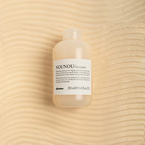 Davines Nounou Shampoo | Hydrating Deep Shampoo For Bleached, Permed, Relaxed, Damaged Hair Or Very Dry Hair | Replenishes Chemically Processed Hair | 8.45 Fl Oz (Pack Of 1) #TOP3