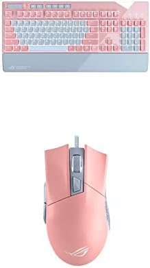 ASUS ROG Strix Flare PNK LTD Pink Wired Mechanical Gaming Keyboard ...
