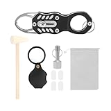 【Conception portable】 : Le kit de test Pocket est compact et léger, ce qui le rend facile à transporter et à utiliser pour vérifier les pièces d'or et d'argent.
