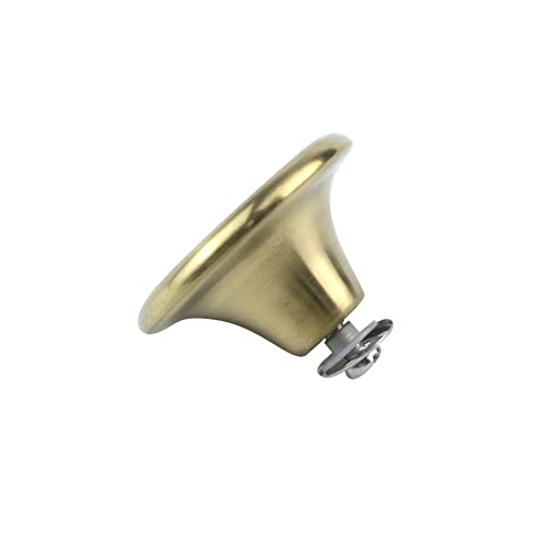 HEVSTIL 2 Set Gold Dutch Oven Knob Stainless Steel Replacement Knob Pot Lid Handle Compatible Stainless Steel Replacement Handle for Enameled Cast-Iron Dutch Oven