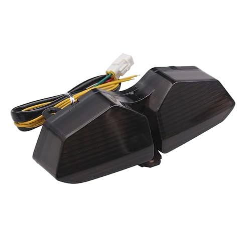 Feu arrière LED pour moto avec éclairage de plaque étanche et durable