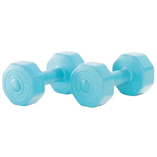 Gymstick Unisex 72021-3 Active Vinyl Hanteln (2 Stück), mehrfarbig, 3 kg