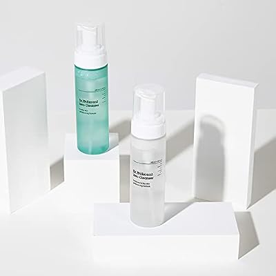 Dr.Different Zero Cleanser for Oily Skin - Sebum Control and Soothing for Acne Prone Skin, Hypoallergenic pH 5.5 Face Bubble Foaming Cleanser with Tea Tree Oil, 6.76 fl.oz.