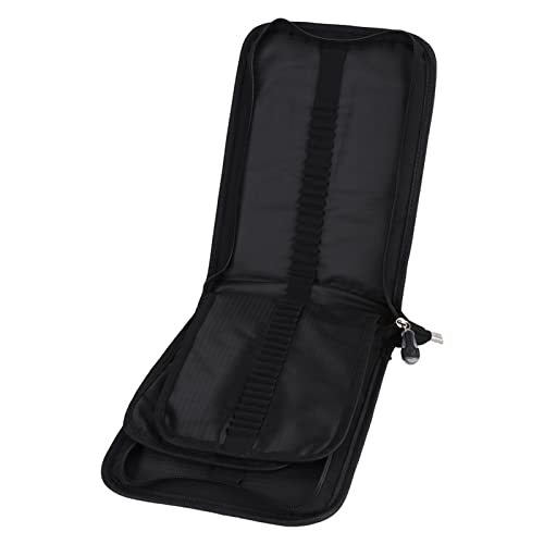 Art Lápis Case Com Suporte único para Cada Caneta - Conveniente para Viajantes - 72/120 Slots de Saco de Alfinetes de Grande Capacidade (120 bolsa dobrável (preto))