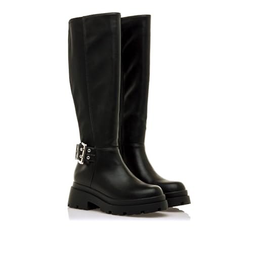 Mtng Para Mujer. 54652 Botas Mission Negro (40), 3 A 5Cm, Cremallera, Casual - 6