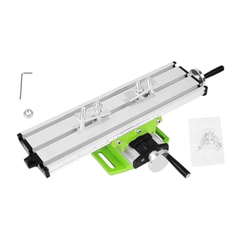 Angoily Mesa de Trabajo Multifunción con Base de Fundición Duradera Soporte para Mini Taladro para Fresado y Carpintería el Hogar