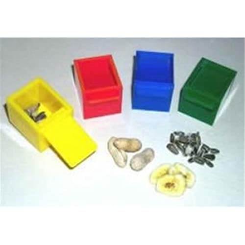 Zoo Max DUS502 Four Color Cubes Educational Toy 1.75in Bird Toy
