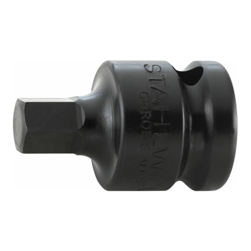 Image of Stahlwille 23050008 54IMP Impact Inhex Socket, Internal Hex, Chrome Alloy Steel, 1/2 inch Drive, 8 mm Size, Pack of 5