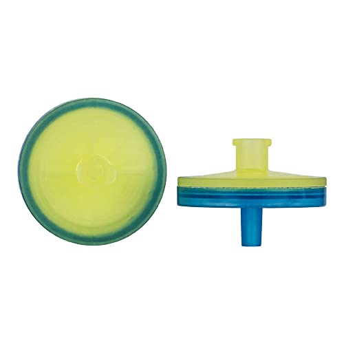 Image of MACHEREY-NAGEL 729030.400 CHROMAFIL RC Syringe Filter, Top: Yellow, Bottom: Blau, 0.2m Pore Size, 25 mm Membrane Diameter (Pack of 400)