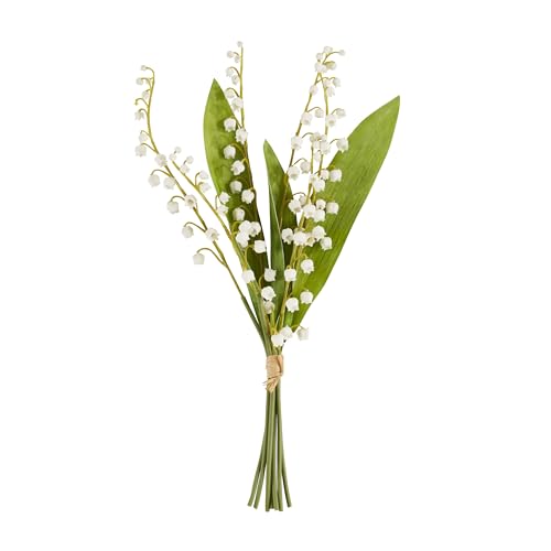 SARO LIFESTYLE Lily of the Valley Bunch Floral Accent (Set of 12) by SARO LIFESTYLE - Used condition - US$113.12
