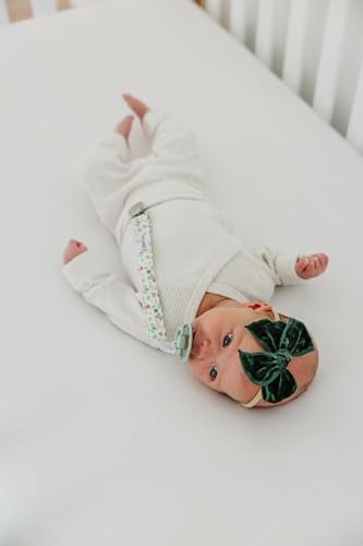 Image of Copper Pearl 3-Pack Pacifier Holders: Premium Knit Binky Clips for Baby Girls and Boys - Stylish Stainless Steel Design for Secure No-Drop Attachment - Christmas Classics