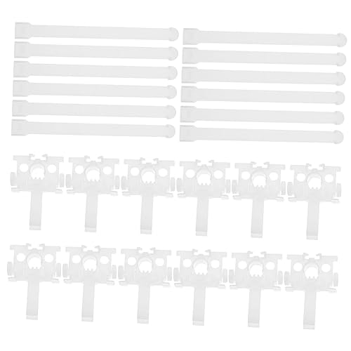 Vaguelly 12sets Vertical Blind Repair Carrier Durable Replacement Kit for Vertical and Roller Blinds Easy Installation for Various Curtain Styles