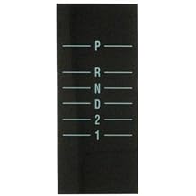 The Stop Shop 1970-1972 Console Shift Plate Pattern Insert for 3 Speed Automatics