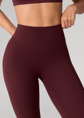 Image of UNISSU Hugcurve No Front Seam High Waisted Workout Leggings for Women Buttery Soft Yoga Pants Gym Athletic Tights - 25''